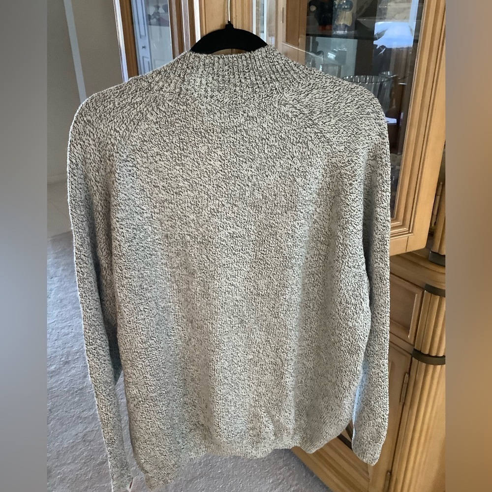 PRETTY NWT KAREN SCOTT 3X BLACK/WHITE/GRAY TWEED SWEATER - Picture 2 of 6